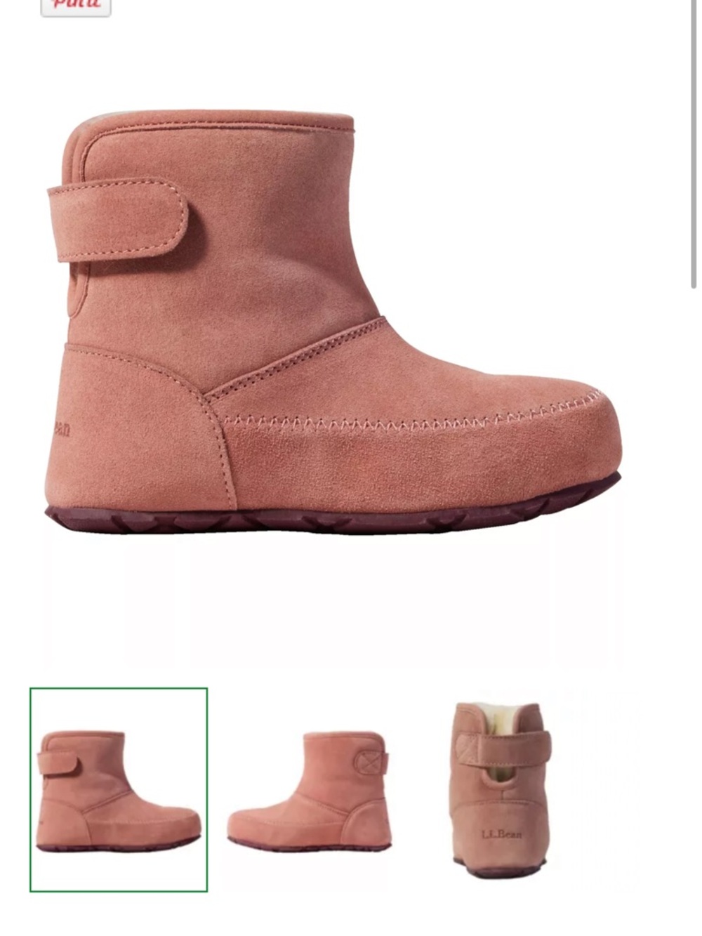 New! L.L. Bean Toddlers' Wicked Cozy Boot! Size 7 Adorable!